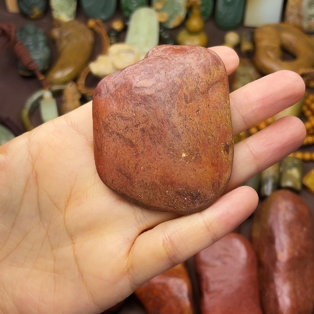 岫岩河磨玉（透闪石质玉）未镶嵌颈饰