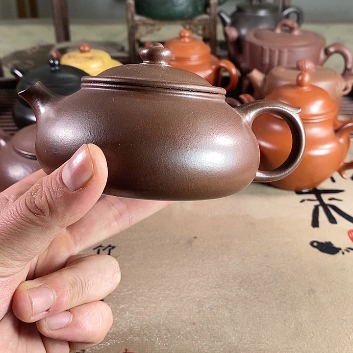 茶壶段泥紫砂的微瑕