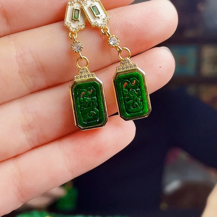 翡翠银S925镶嵌颈饰多样性