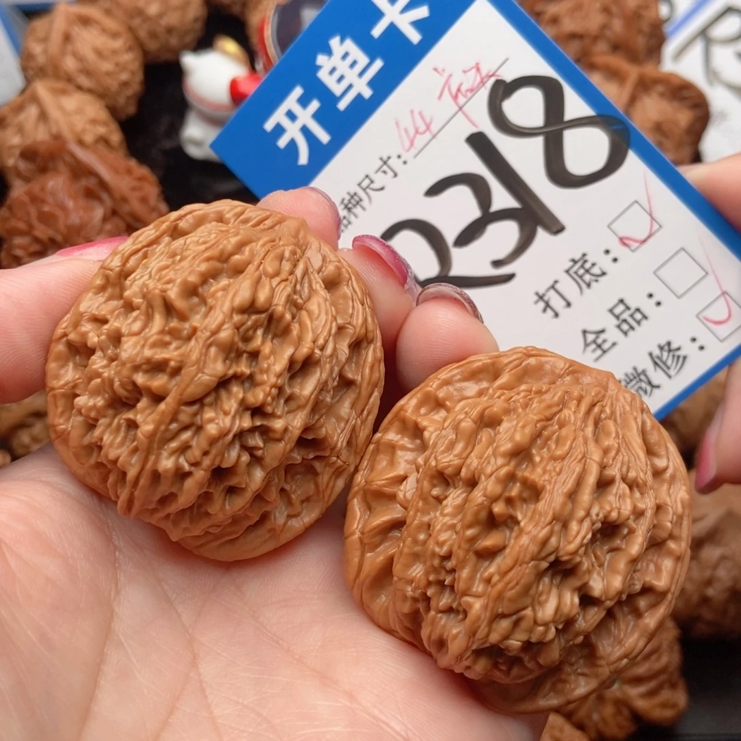 吊坠桃核核桃虎头