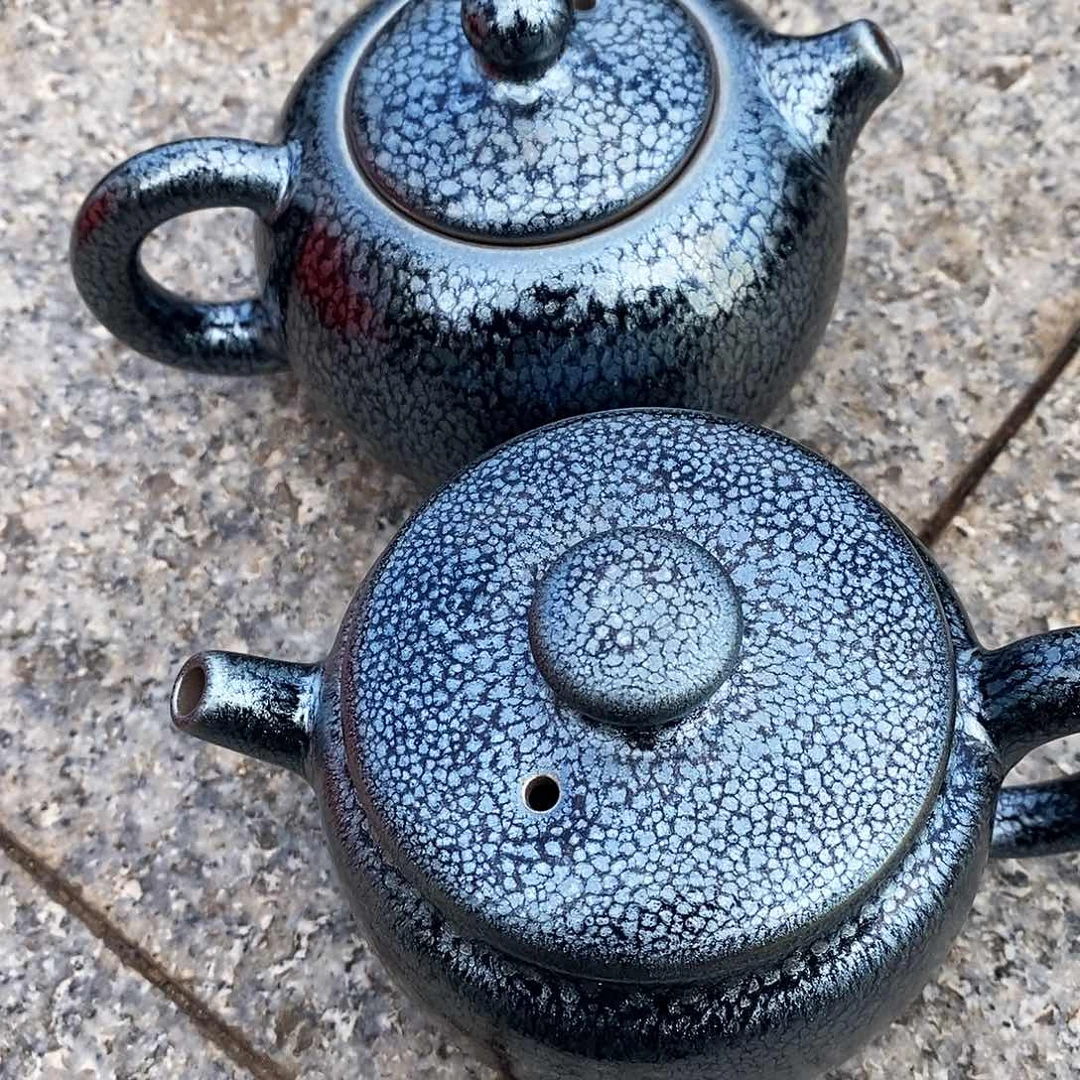 茶盏奇***Q建盏百花壶两个