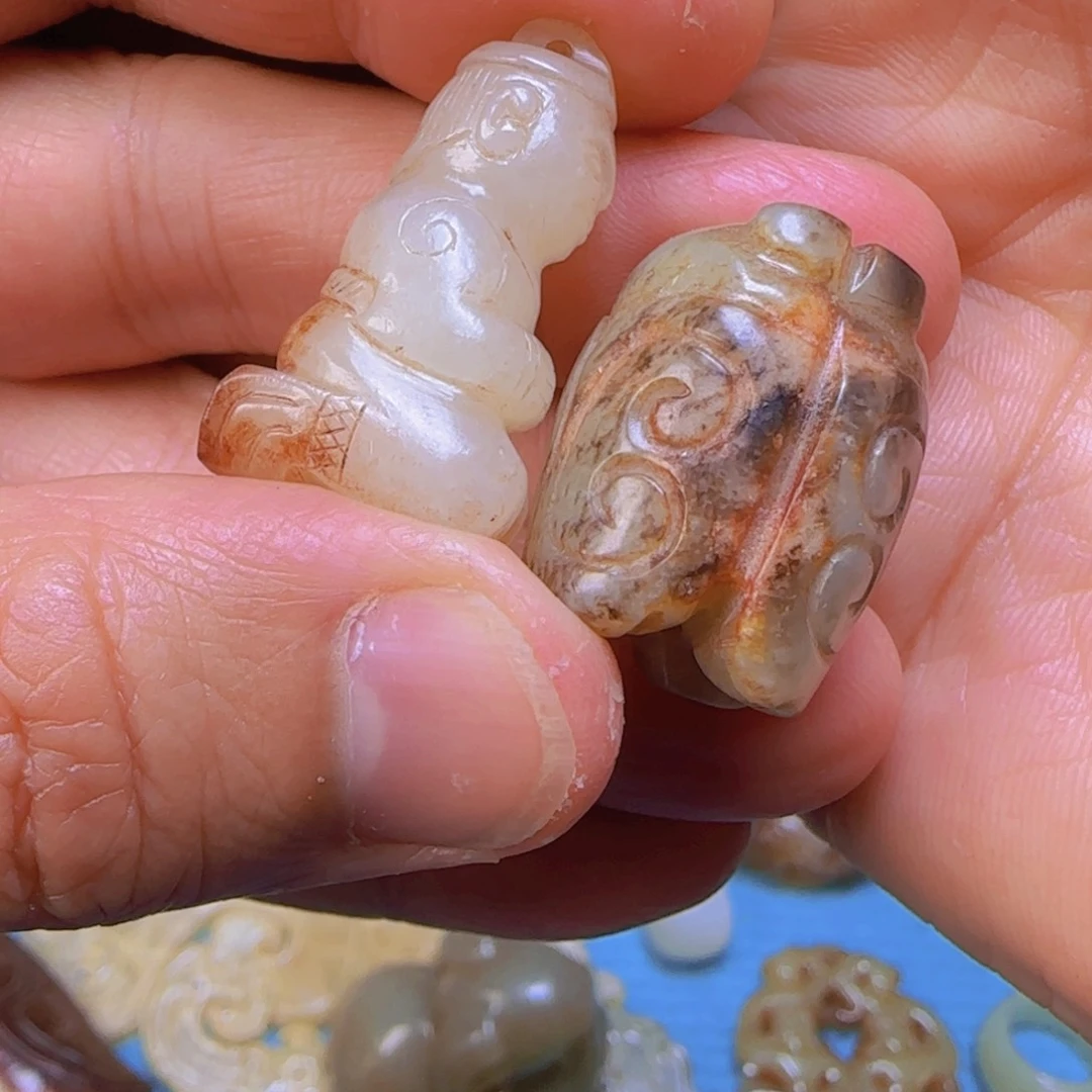 和田玉车挂未镶嵌