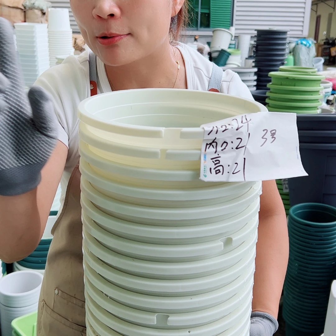 瑕疵3加仑米白色10个无托