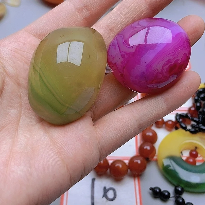 【闪购商品】玛瑙/玉髓珠宝半成品未镶嵌不***道