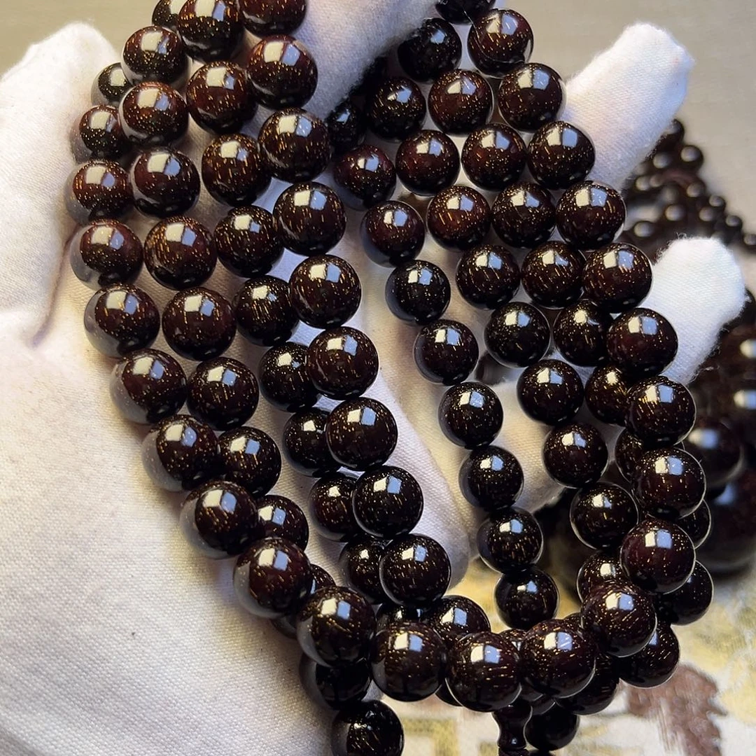 檀香紫檀（小叶紫檀）1.0 108颗满天星