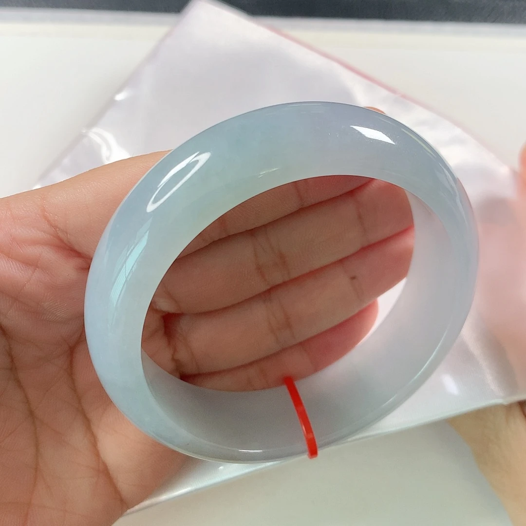 未镶嵌手镯翡翠18+宽版轮胎镯 ①⑥⑨