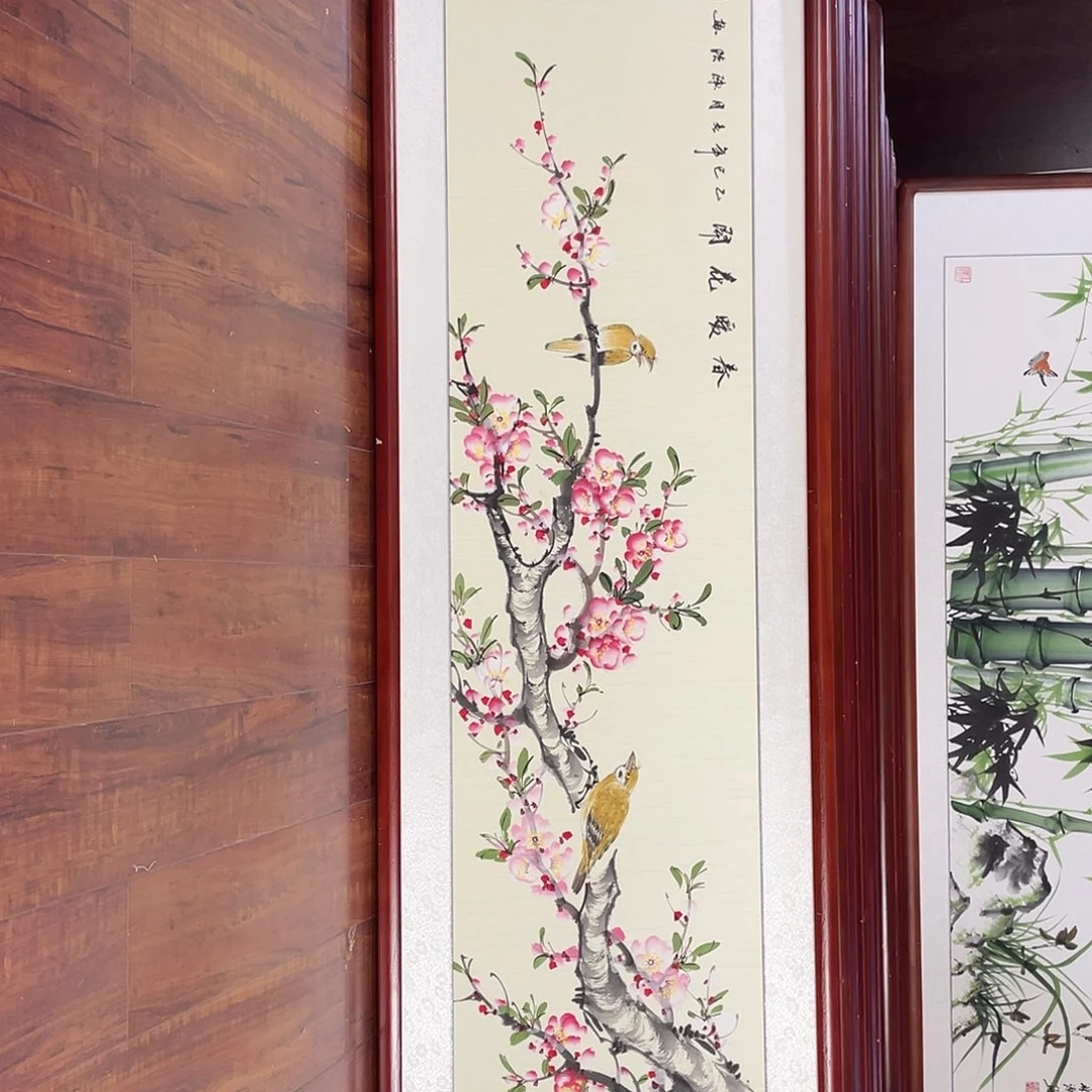 国画带框尺寸48*163厘米