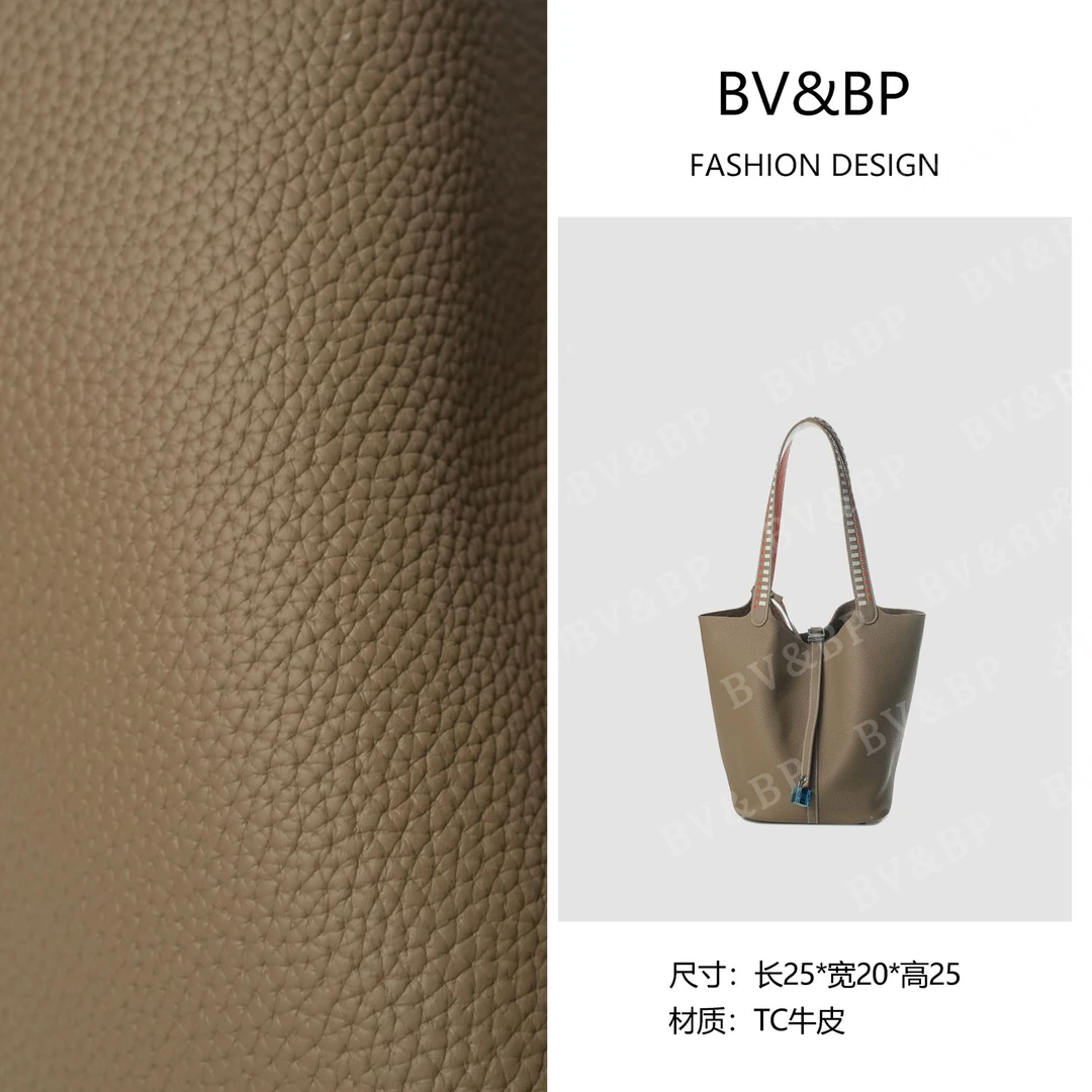 BV&BP· 原创设计 真皮高定手提单肩包  BV3580-大象灰