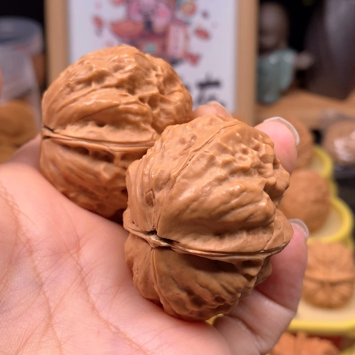 桃核把件莫*如文玩核桃47尺寸