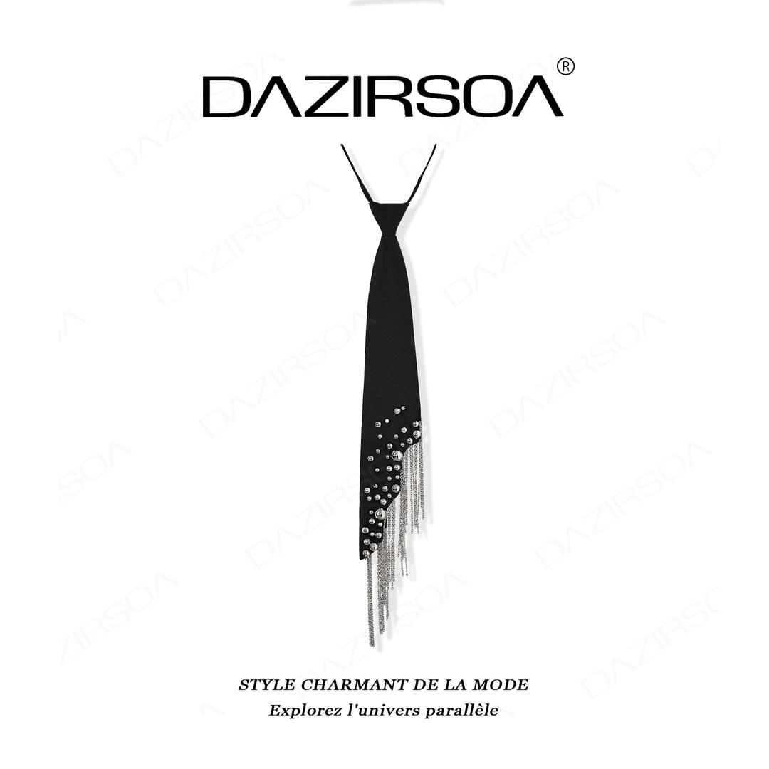 “百搭系列”小众设计立体钉珠洋气领带 AC877