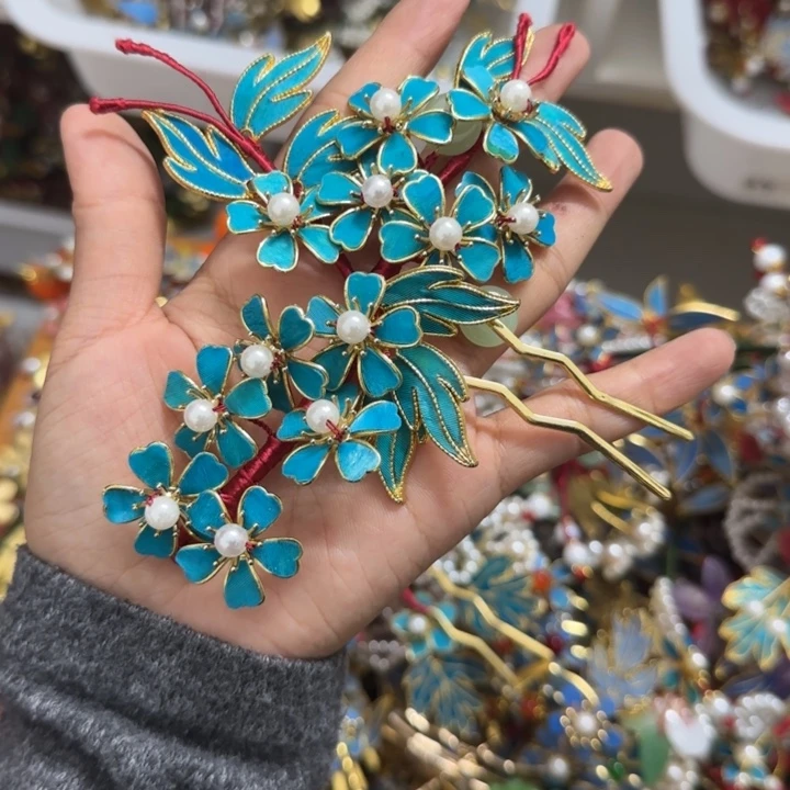 醋酸铁合金鹅毛仿点翠