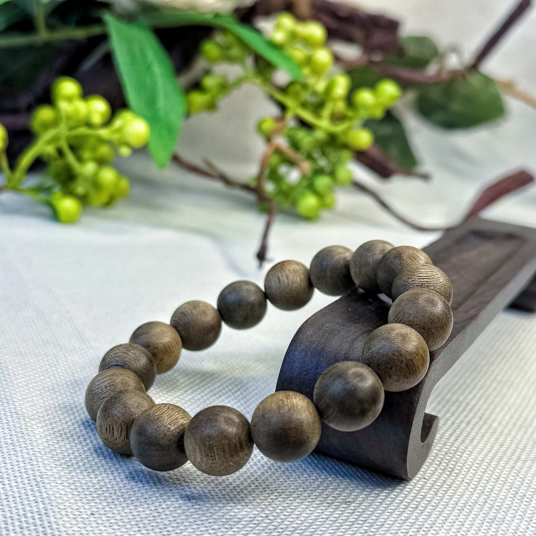 沉香【程前专属】加里曼丹沉香12mm单圈手串