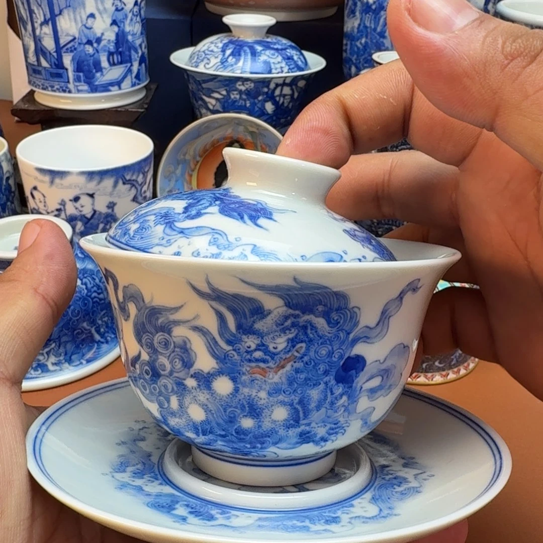 b***n杯子景德镇全手工手绘陶瓷