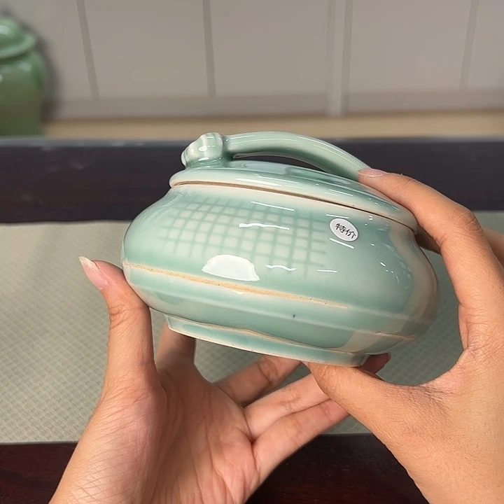 龙泉云间青瓷小米茶器