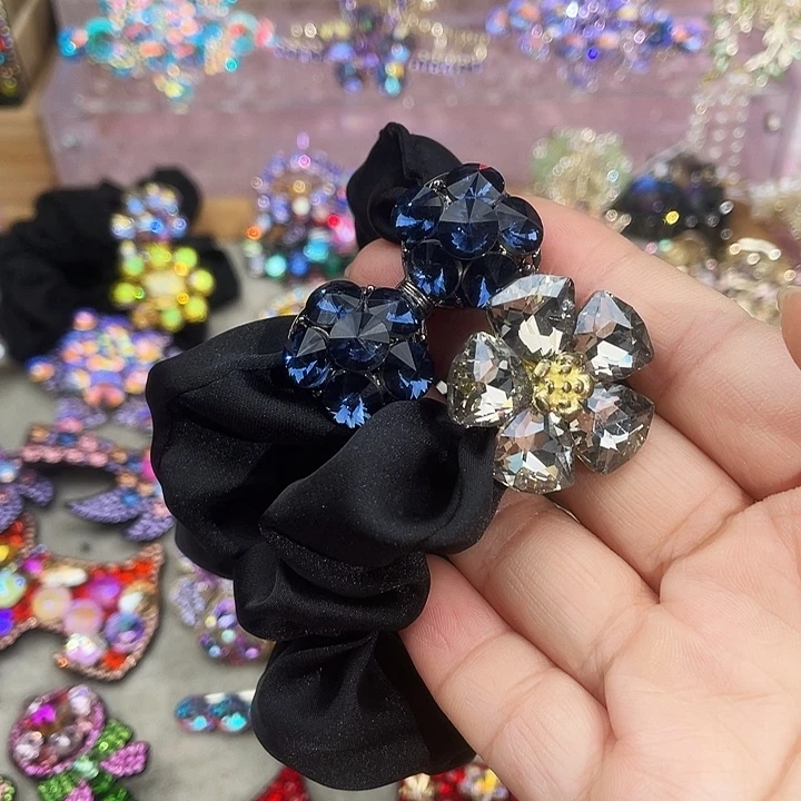 铁合金皮质头绳两个
