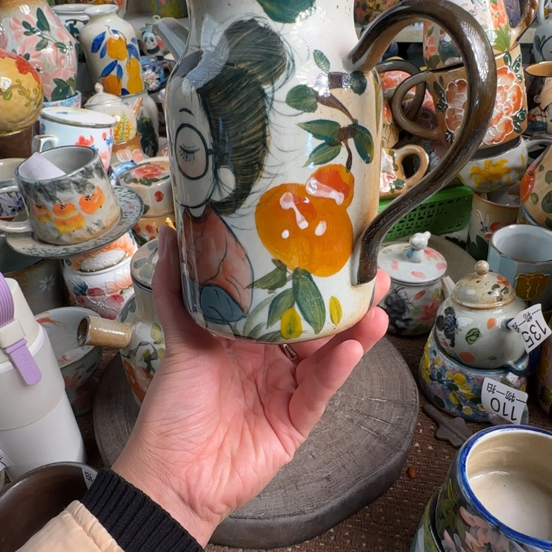 景德镇釉下彩陶瓷微瑕164