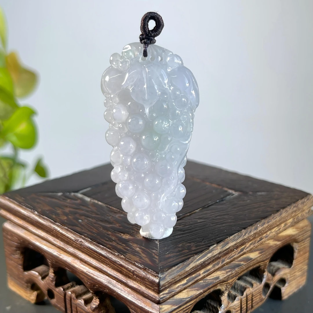 JXB18-32   天然缅甸翡翠A货  多子多福