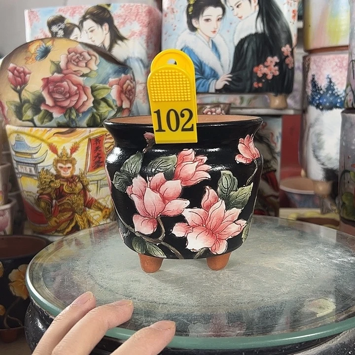 景德镇市手绘花盆性价比超级无敌高