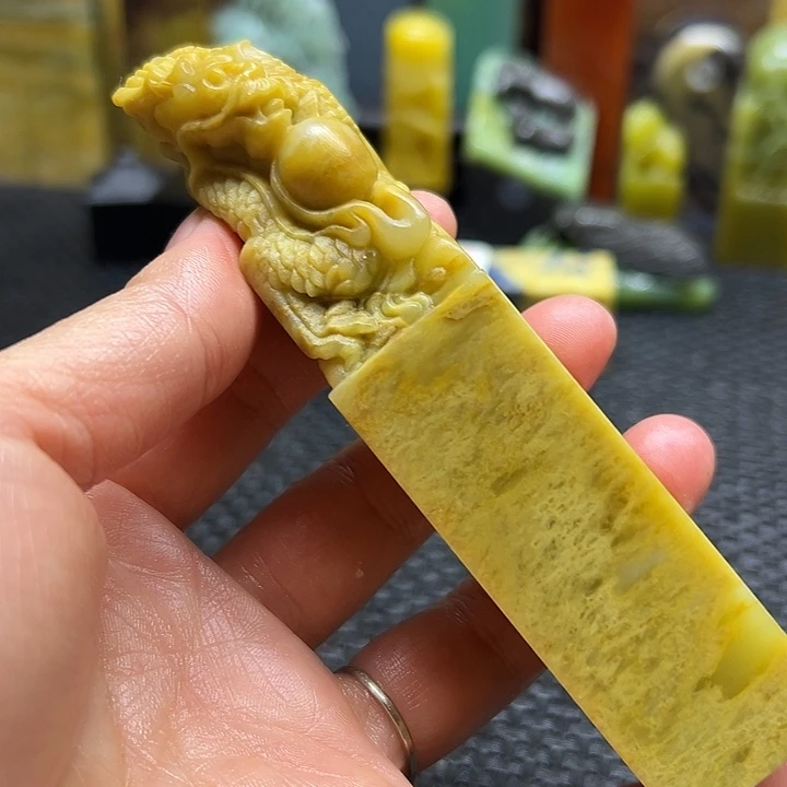 天***北青田石印章石印章石