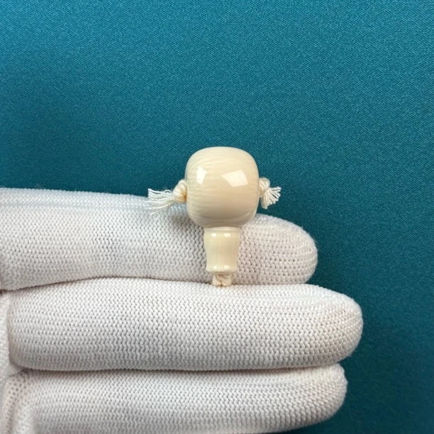 D62-98天然猛犸牙 藏式三通13.8x24.5mm支持复检假一罚十