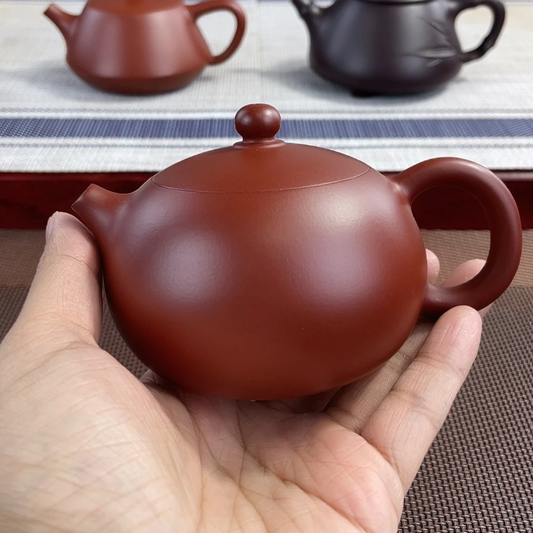 朱泥壶原矿紫泥西施器型