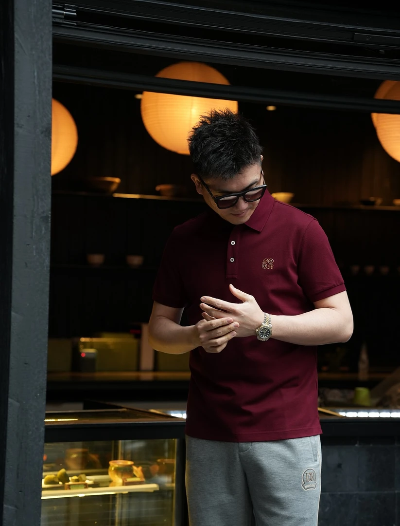 Dorc奢品-2025夏季新款休闲时尚男士POLO衫-LU-0061