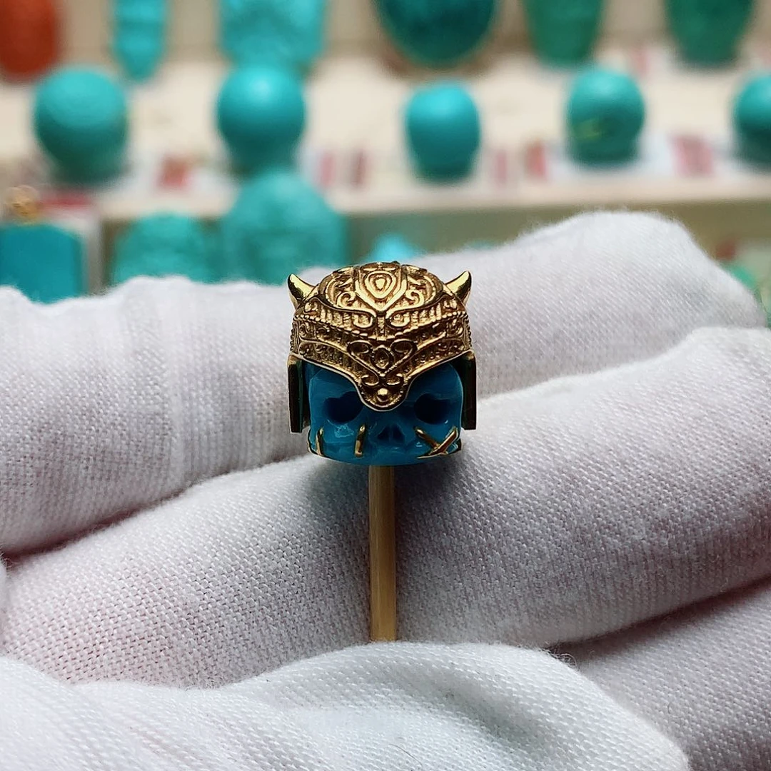 绿松石珠宝奇石未镶嵌