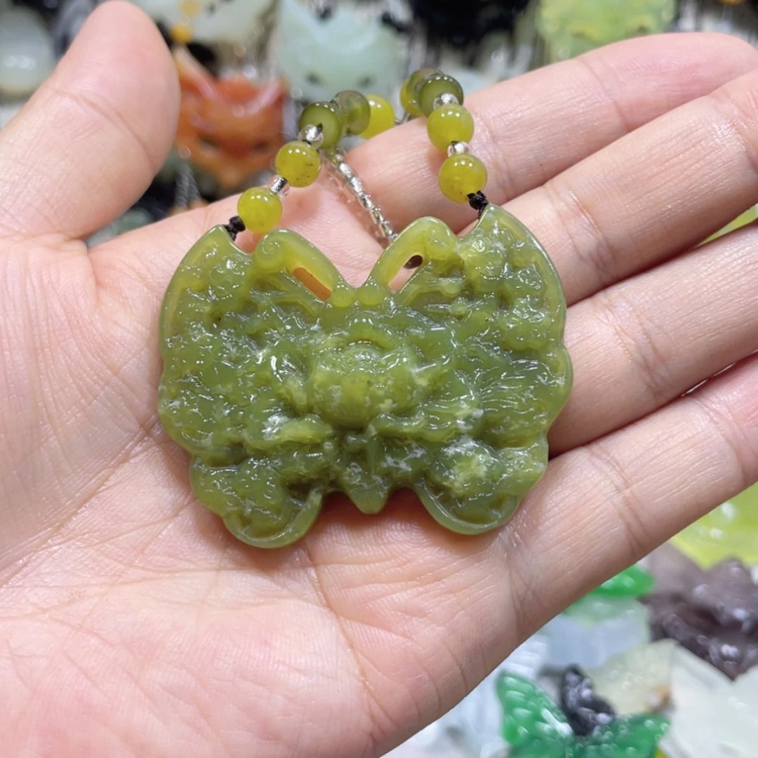 【闪购商品】岫玉未镶嵌颈饰64福利