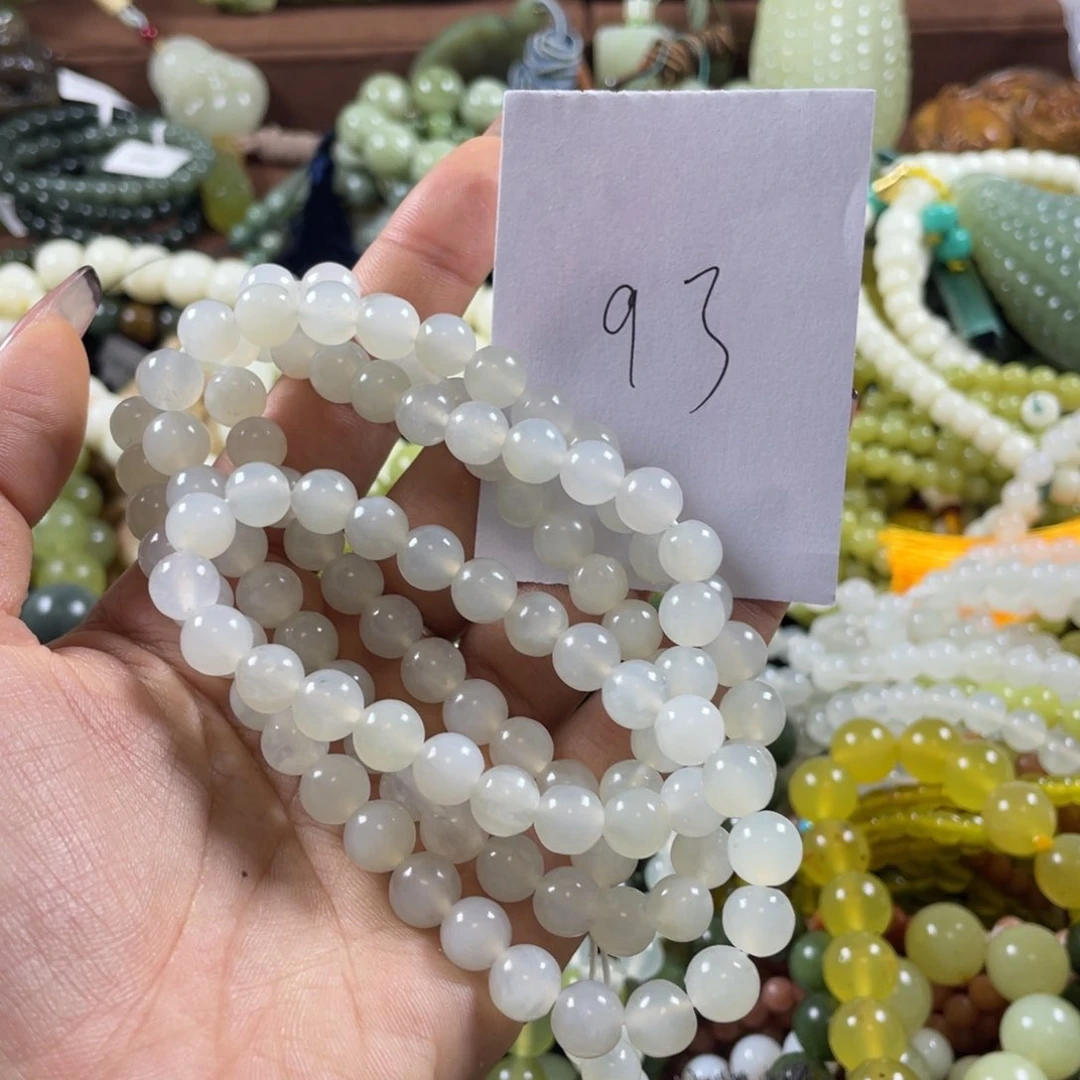 y***y蛇纹石玉未镶嵌手串