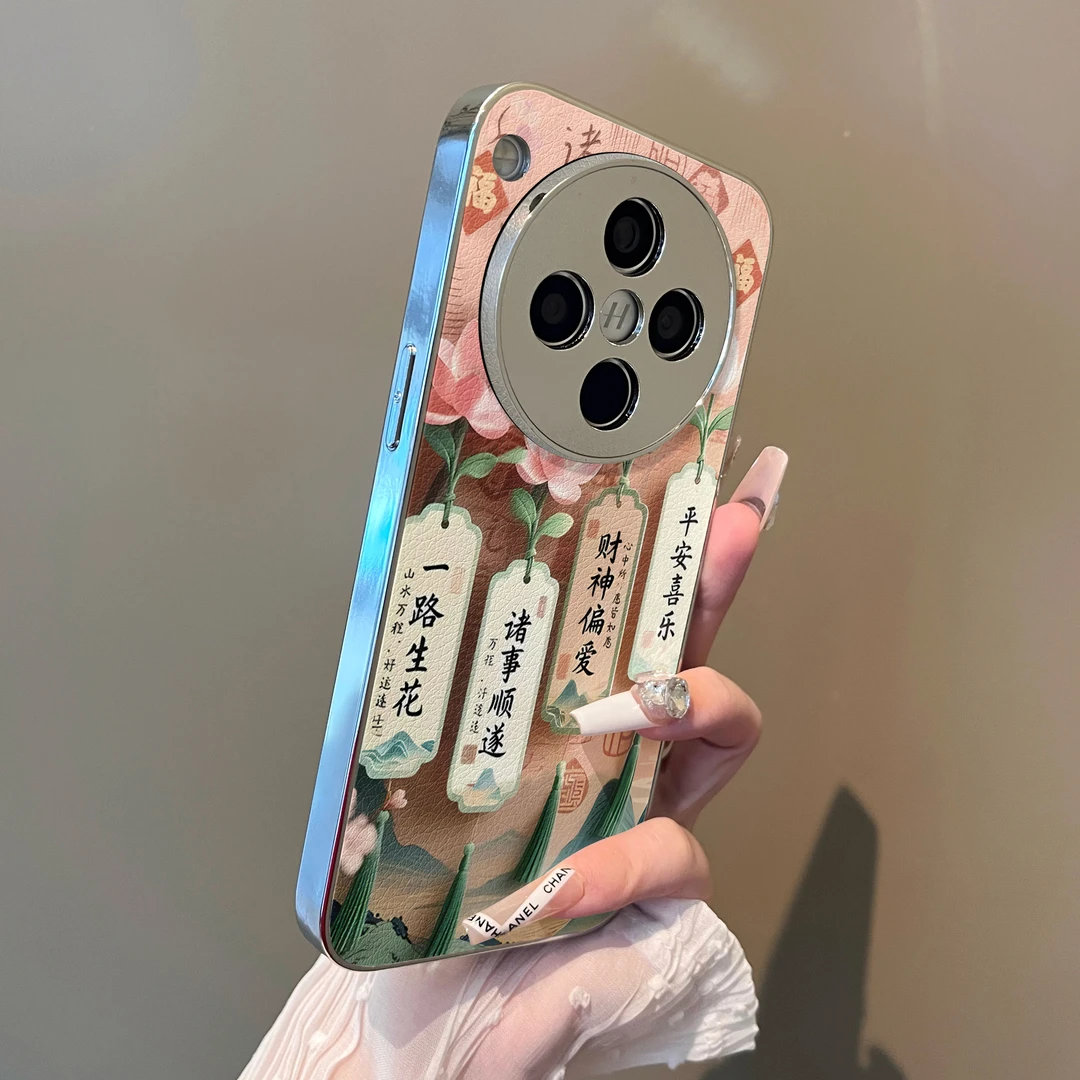 一路生花适用oppofindx8s+手机壳reno14pro时尚reno13高级感女款