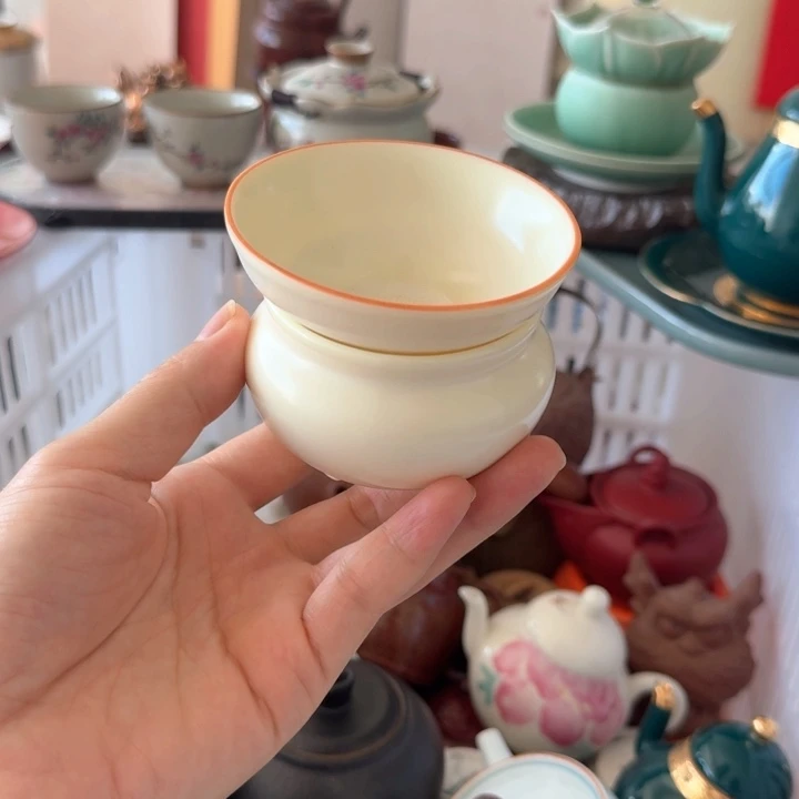 微瑕陶瓷茶具茶杯茶壶