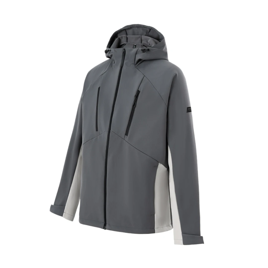 adidas阿迪达斯梭织连帽夹克男装2025秋季新款运动休闲外套KG8968