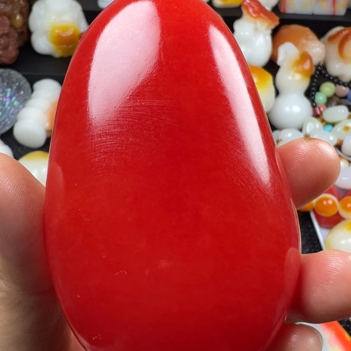 新疆戈壁五彩石金丝