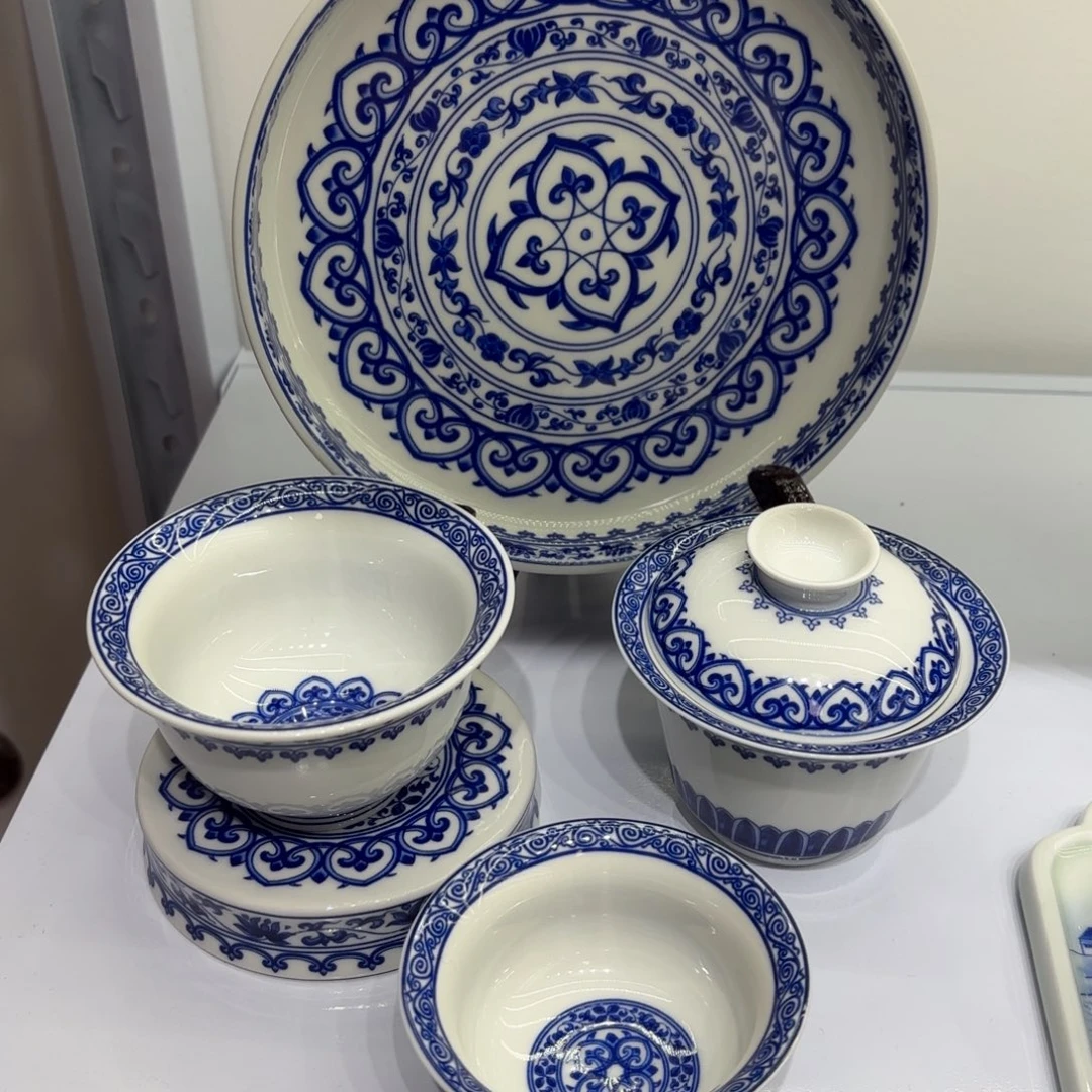 云***朵景德镇陶瓷五件套