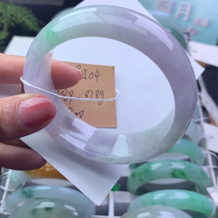 翡翠未镶嵌手镯天然翡翠手镯
