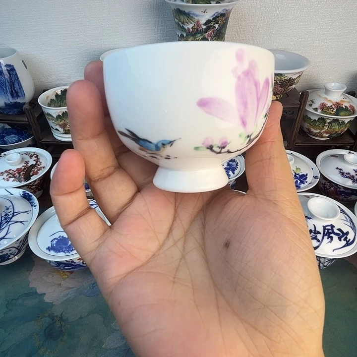 忠意堂釉下彩鸟语花香