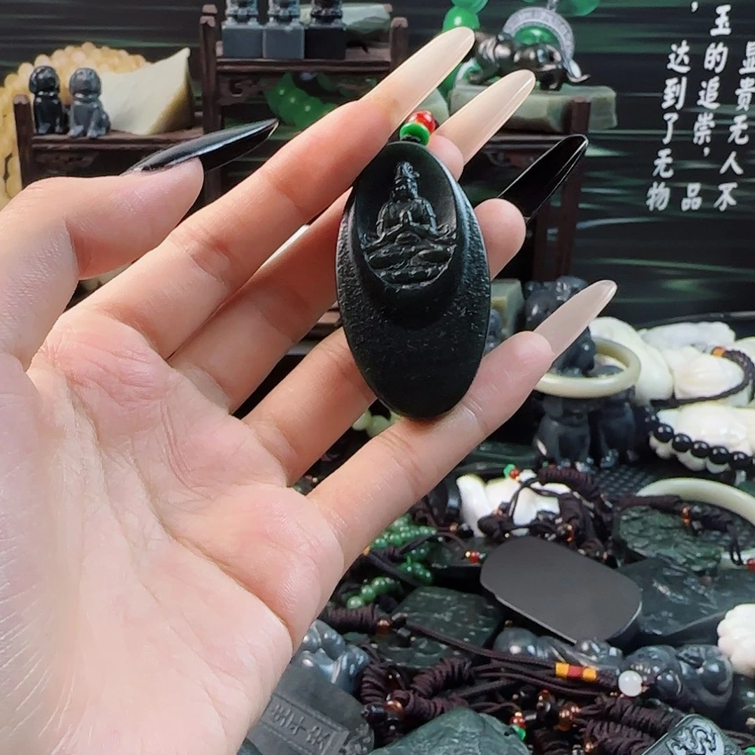 和田玉（糖玉）未镶嵌笔搁