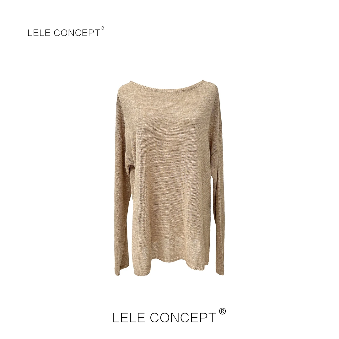 LELE CONCEPT｜「夭夭」都市时尚大气净版网上衣S0838