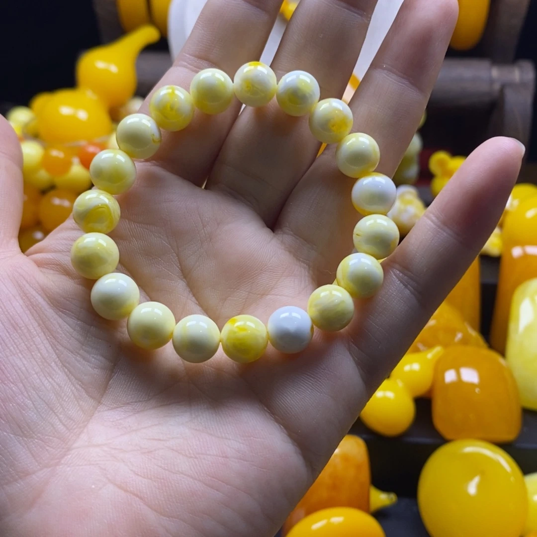 远***凉非金属10的瓷白手串