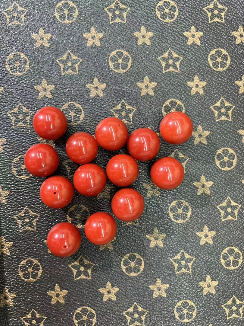 樱桃红单珠配饰s12