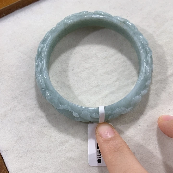 翡翠未镶嵌手镯翡翠手镯59