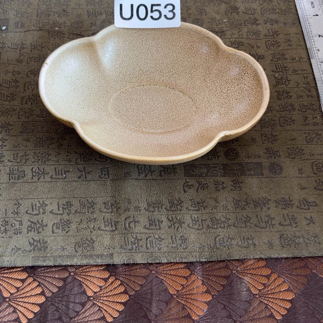 瓷景德镇粗陶复古盘碗微瑕