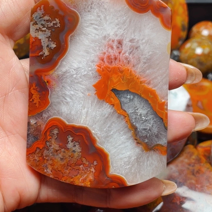 玛瑙/玉髓战国红玛瑙挂件未镶嵌维*