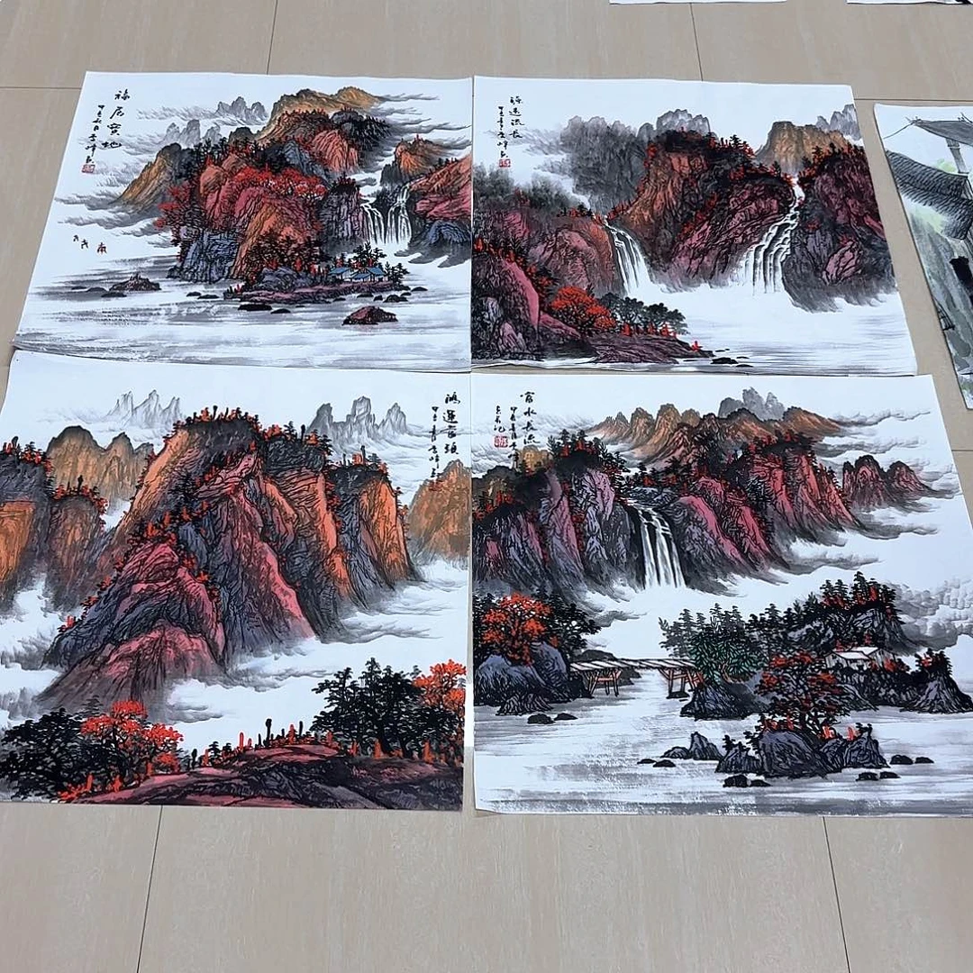寒***涛国画国画作品集一个