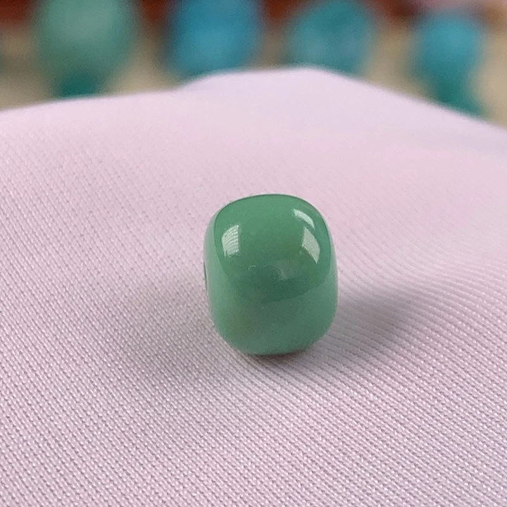 未镶嵌绿松石珠宝奇石8.8x7.2mm