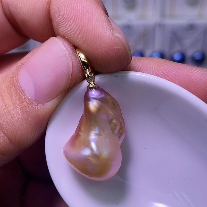 淡水珍珠颈饰合金09