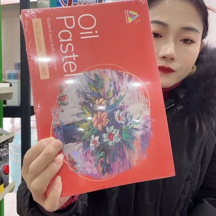 超软重彩油画棒36色一套  SG