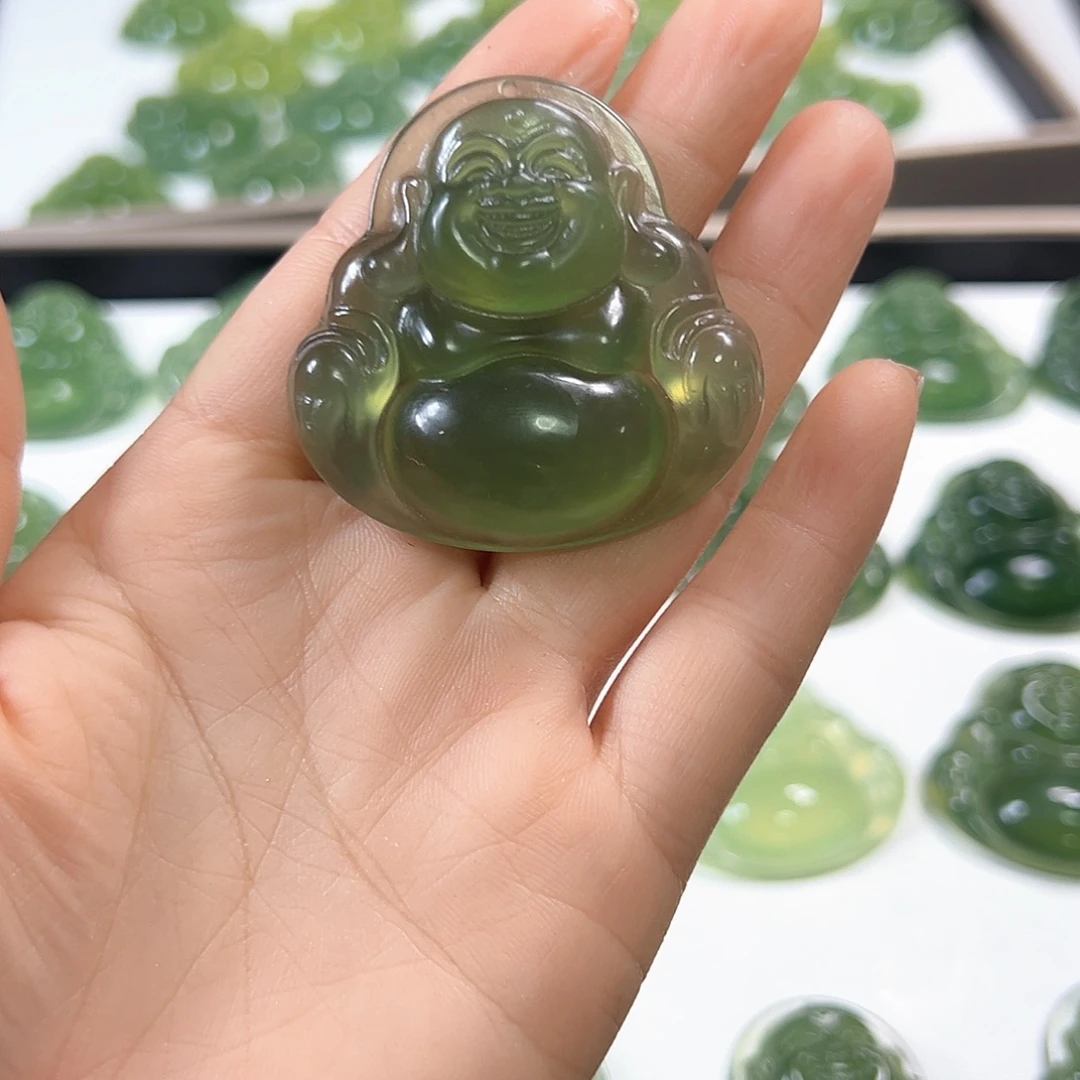 用***7蛇纹石玉未镶嵌颈饰