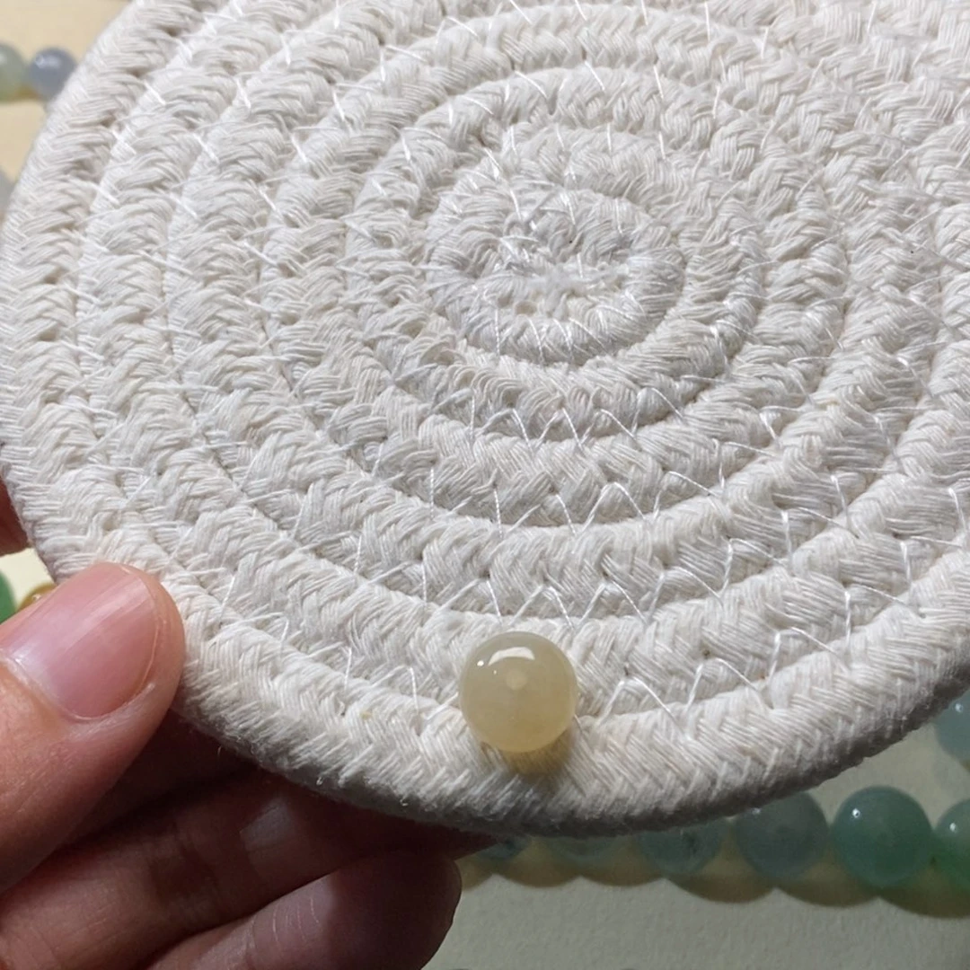 散珠翡翠9.7×6.5天然翡翠A货散珠