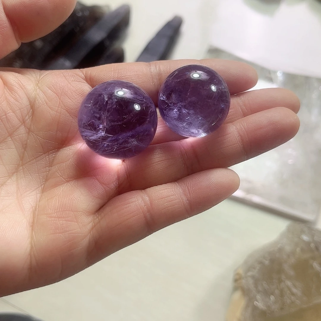 水晶天然水晶球未镶嵌L****莹